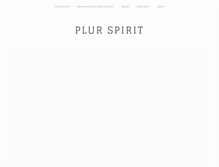 Tablet Screenshot of plurspirit.com